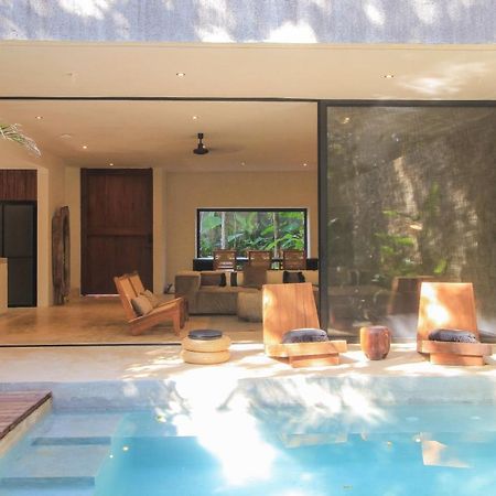 Elegant Boho Style Villa Jungle Views In Rooftop Deck & Outstanding Raw Pool In Holistika Тулум Экстерьер фото